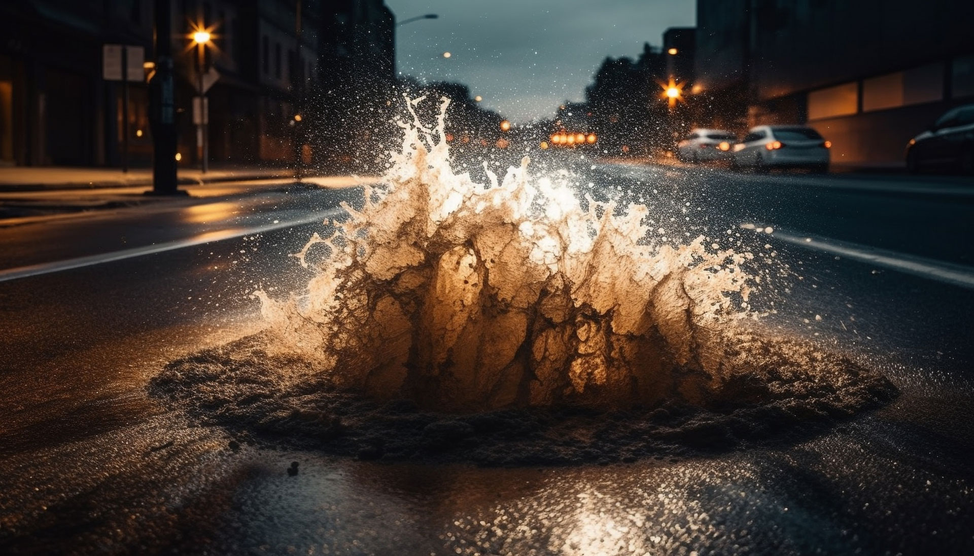 Порывы водопровода